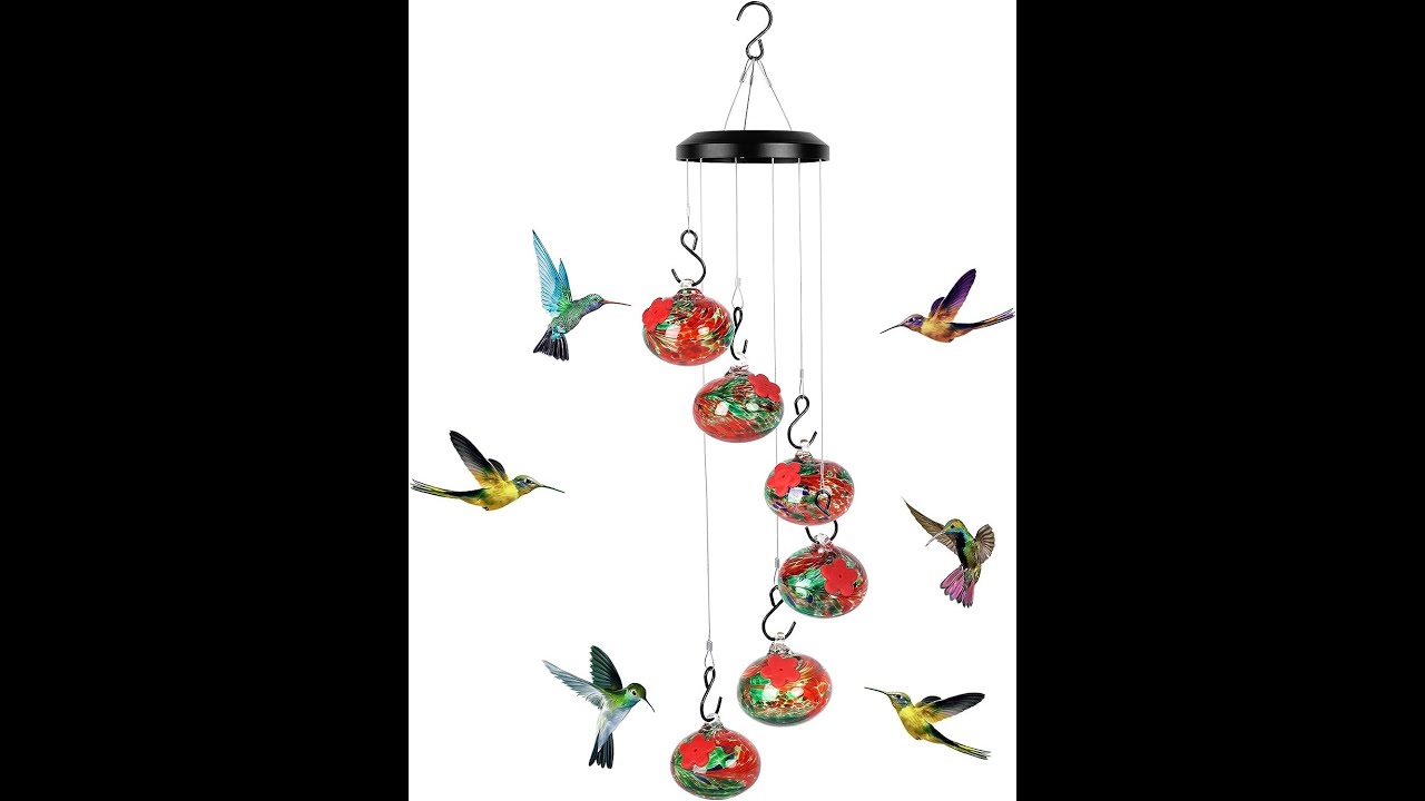Gorgeous hummingbird feeder from Headak on Amazon
