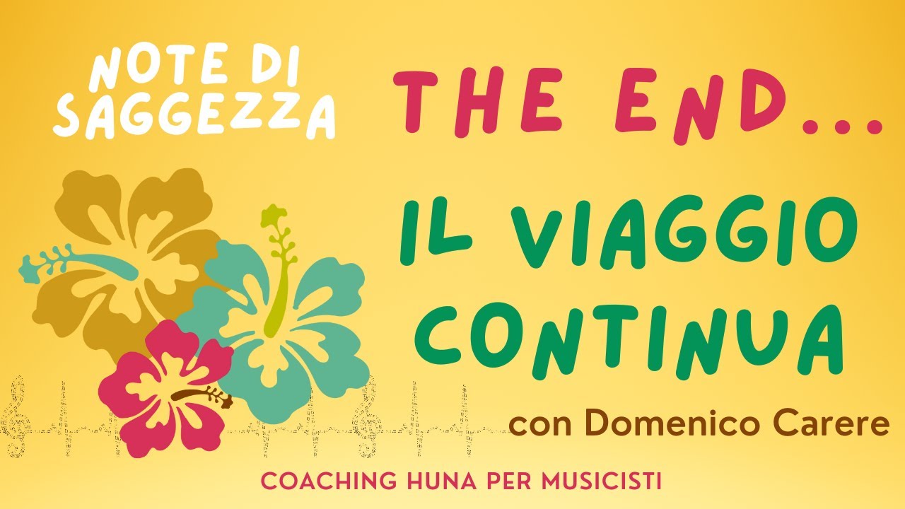 Il viaggio non finisce qui... è solo l’inizio . Di @Domenico Carere
