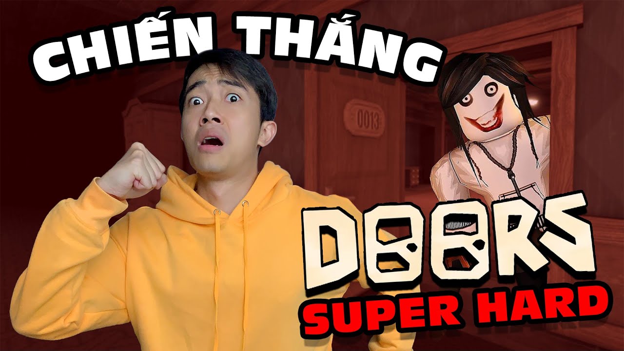 CrisDevilGamer chiến thắng Doors Super Hard Mode