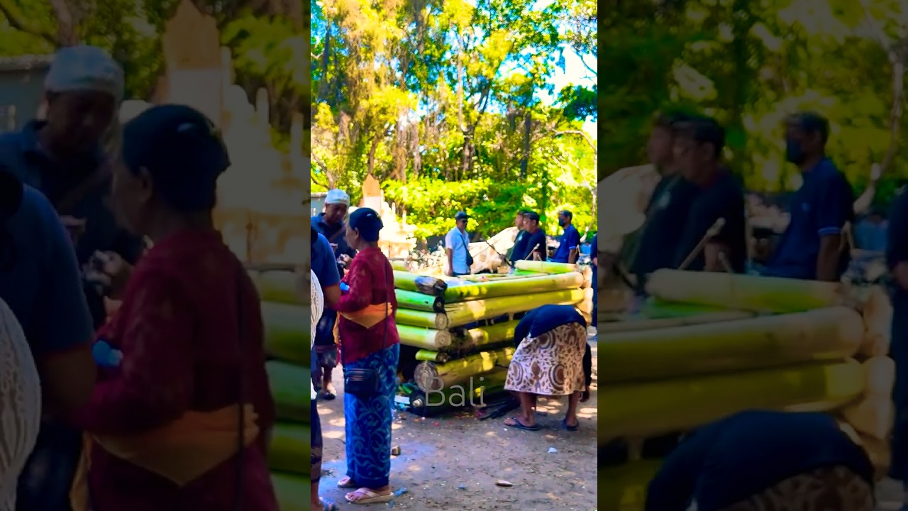 Bali Hindu cremation