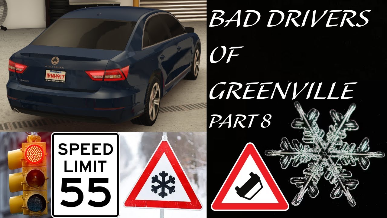 Part 8: Worst drivers & funny moments in Greenville, Wisconsin (Roblox)