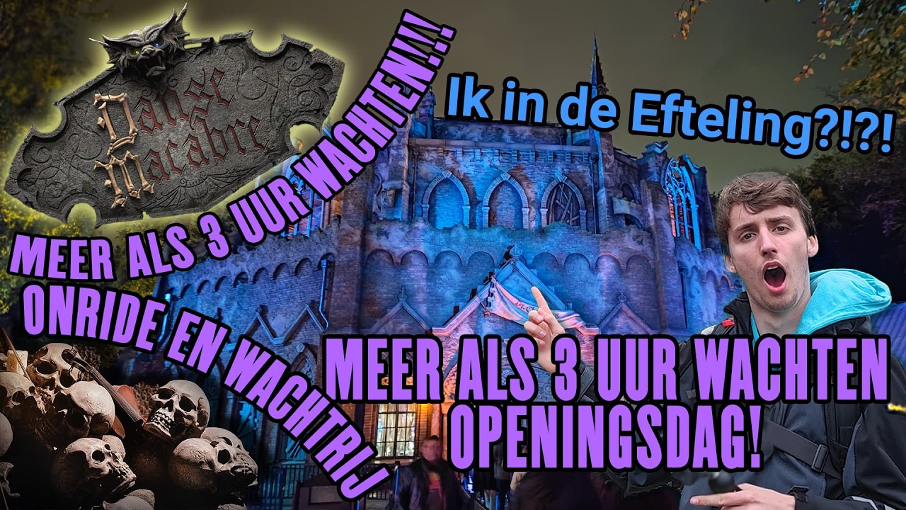 Efteling OPENT DANSE MACABRE!!! | Queue, Onride & Area