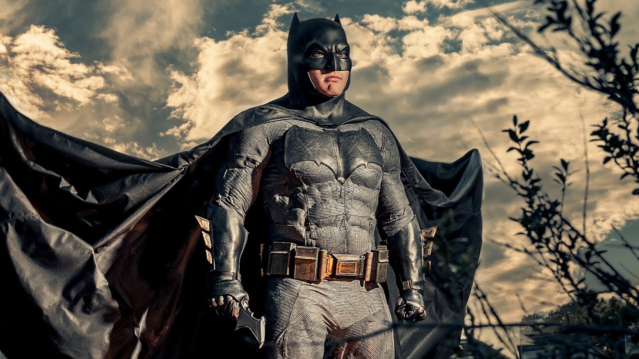 Batman Dawn of Justice Ben Affleck batsuit Photoshoot Vlog