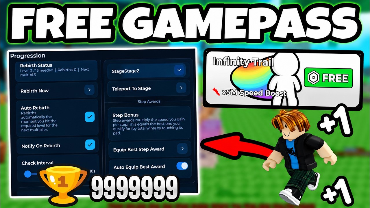 +1 Speed Keyboard Escape Script 2026 | UNLOCK GAMEPASS, AUTO FARM, AUTO SPEED & More