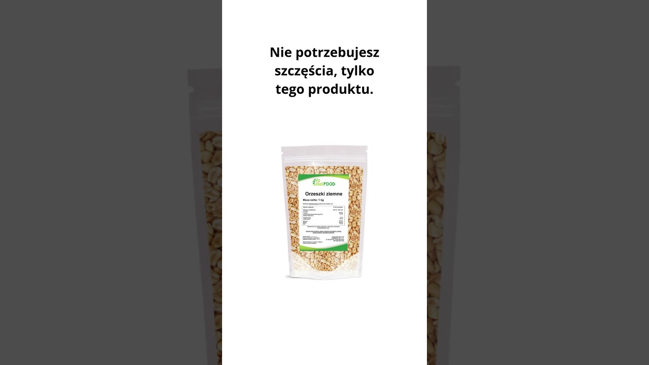 🥜 Orzechy ziemne bez soli 1kg &ndash; zdrowa przekąska pełna białka!