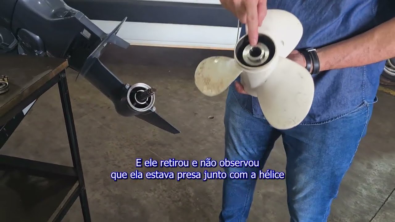 Nunca esqueça isso na hora de trocar a hélice de seu motor de popa Yamaha. O prejuízo é grande