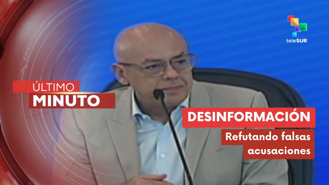 Rodríguez desmiente difamaciones y denuncia el verdadero origen de la violencia en EE.UU.