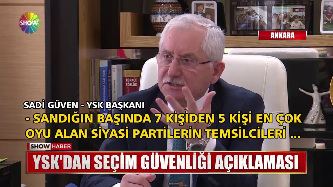 YSK'dan seçim güvenliği açıklaması