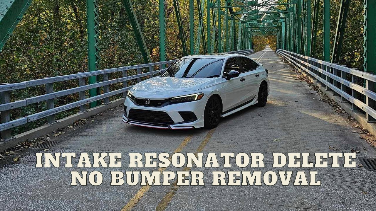 Установка комплекта для удаления впускного резонатора Honda Civic PRL Motorsports 11-го поколения...