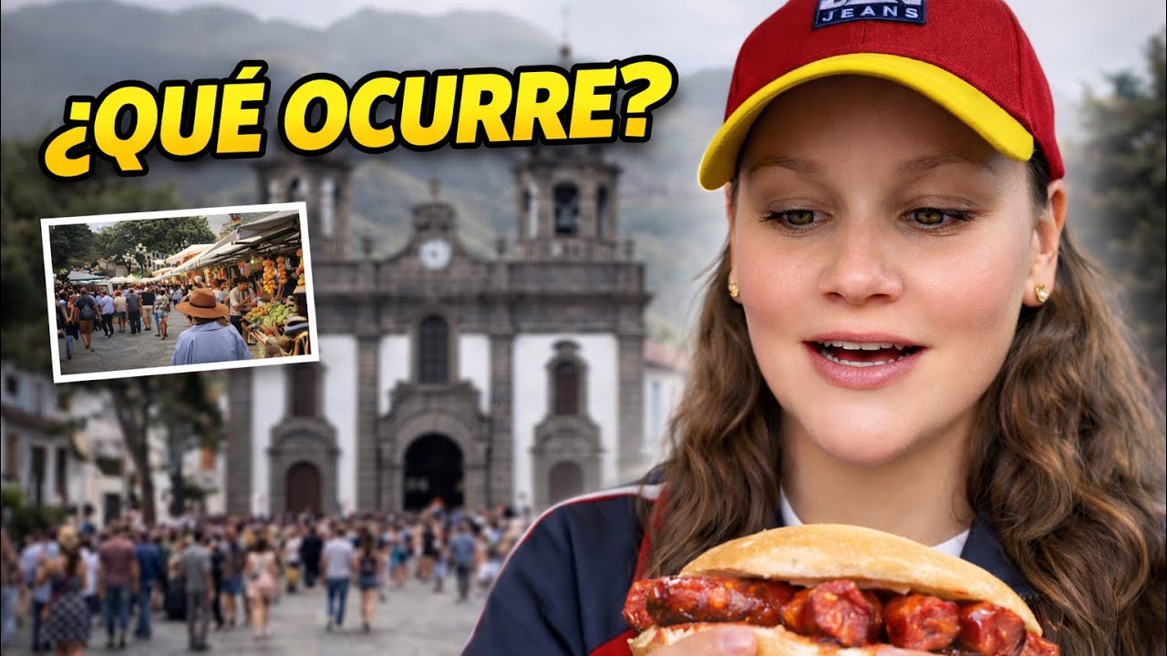 ❤️ Su mercadillo y su flamante iglesia