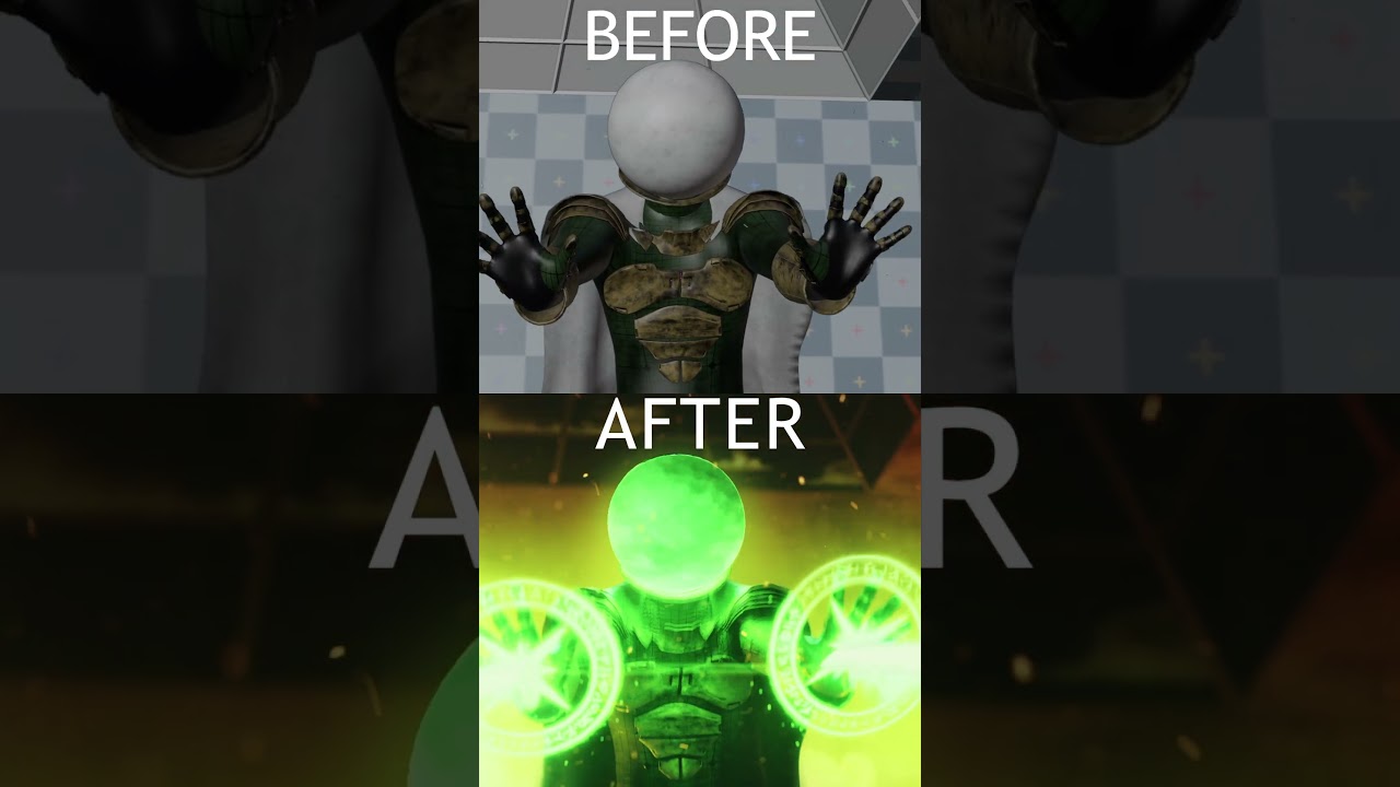 Mysterio VFX Shot - Before VS After 