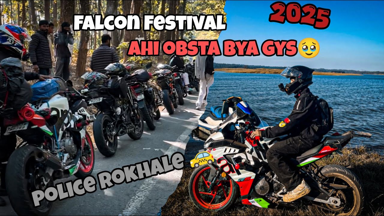 Falcon Festival 2025 😍1st day in umarangshu 😻Rastat accident 😰@chaolingogoi 