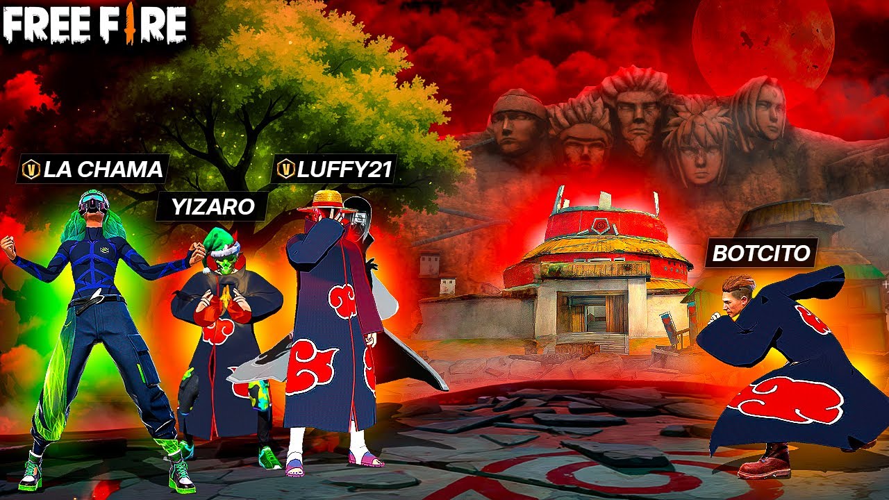 EXPLORAMOS la Aldea de Naruto en Free Fire y Encontramos ALGO PROHIBIDO! 😳🍥