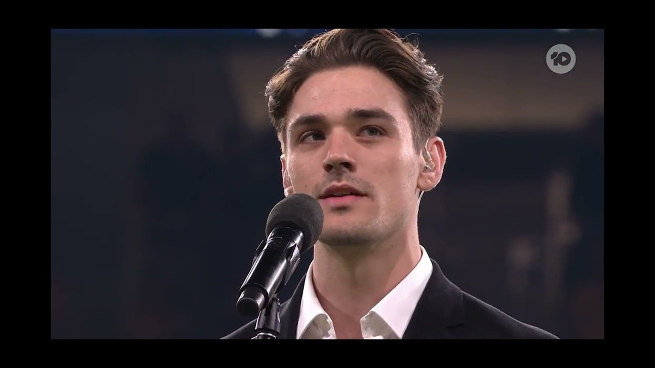 Matthew Hearne Australian National Anthem - Socceroos vs Ecuador 24/03/23
