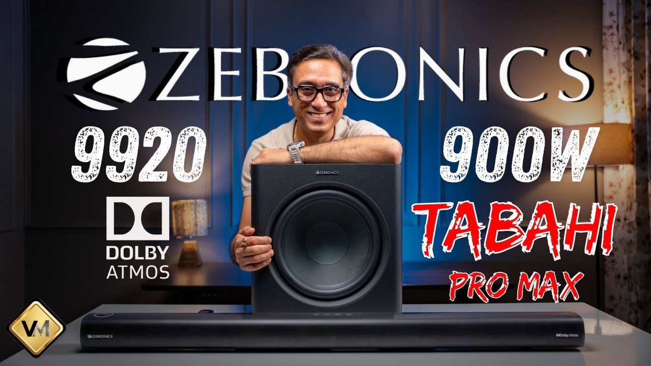 Zebronics Jukebar 9920 Soundbar | Dolby Atmos Soundbar | Tabahi Pro Max