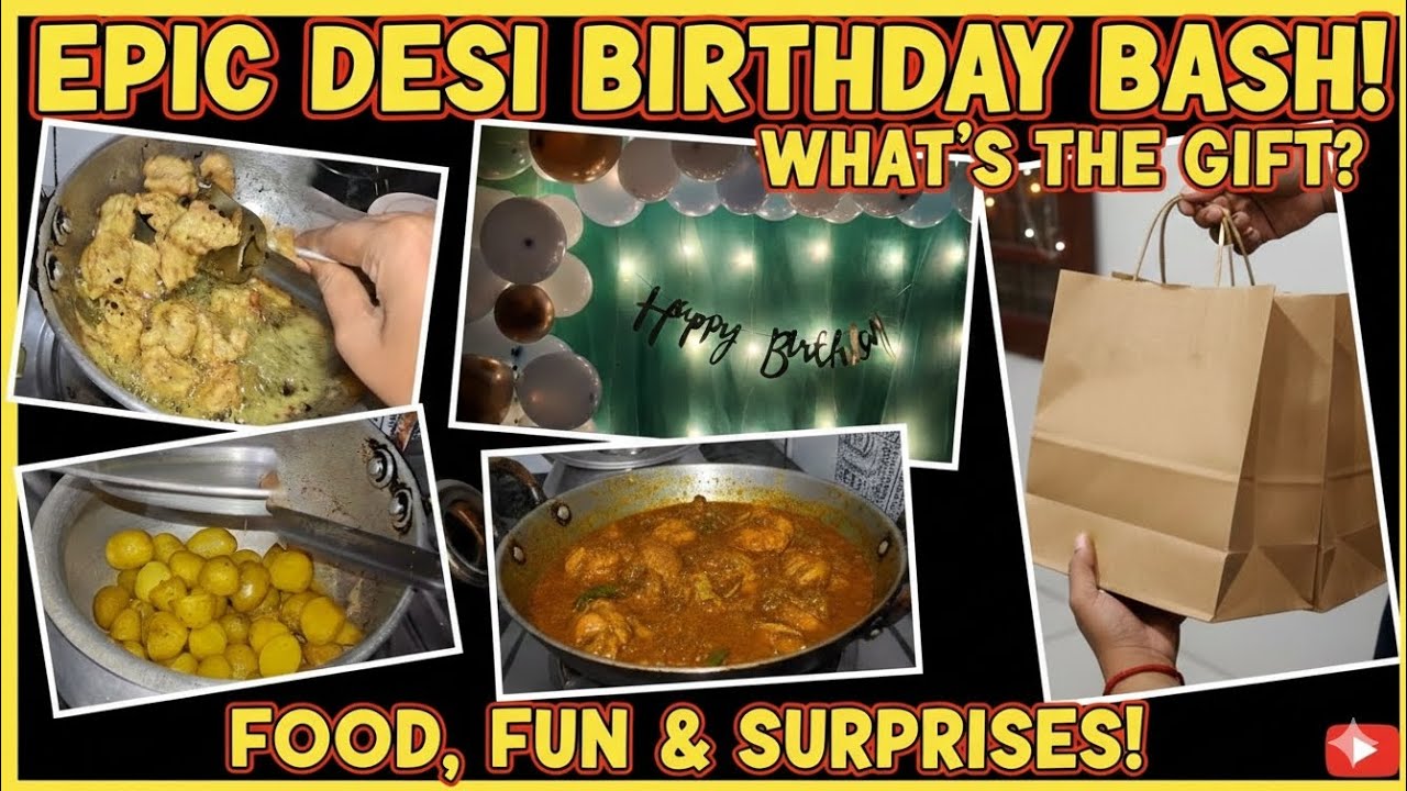 Bhai ka birthday 🎂|| End mei aisa kiya hua?|| fun food surprises|| #vlogging #birthdayvlog #youtube 