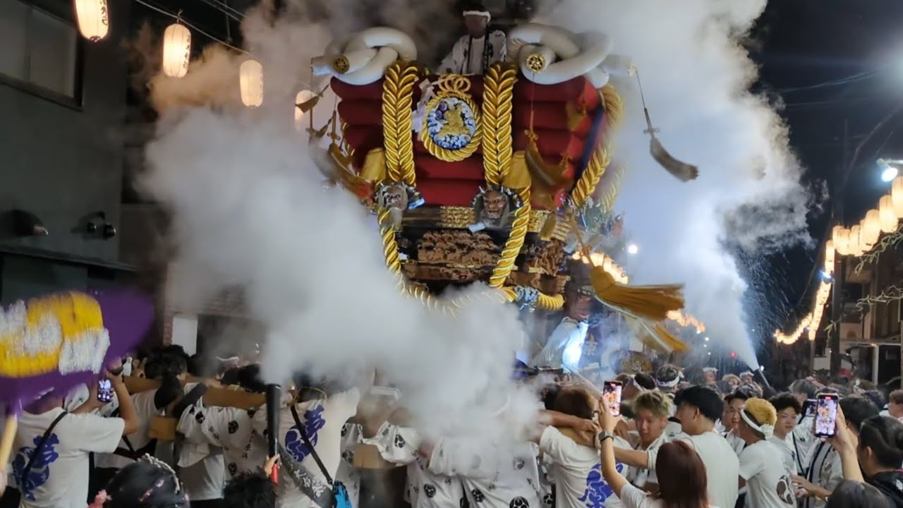 【開口神社】令和7年　芦原濱ふとん太鼓　最終日