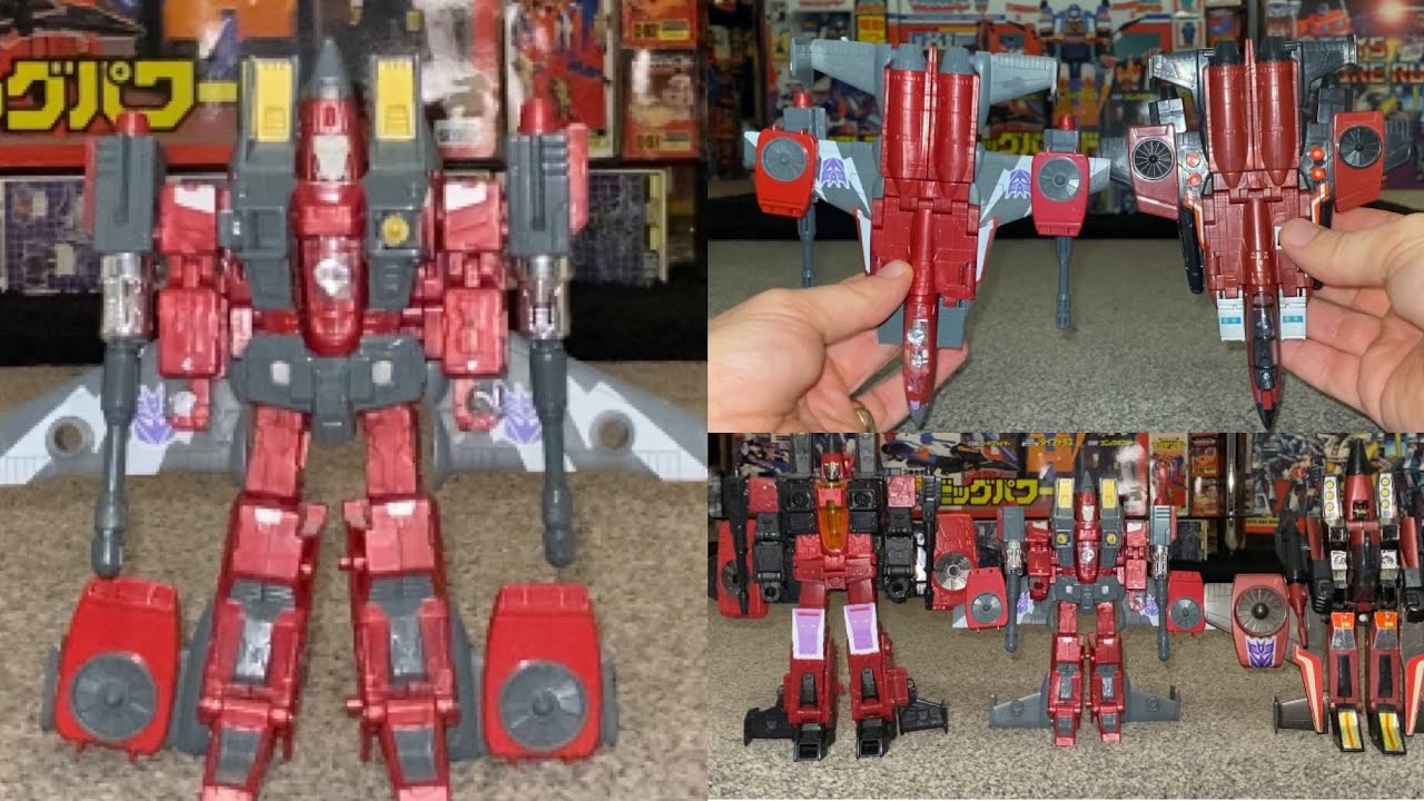 Transformers Gentei thrust review. Generations Japanese ganbo Store exclusive Chug henkei collection