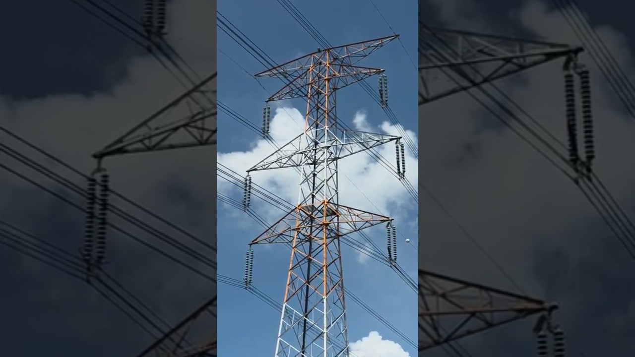 345kV 현수형 송전철탑 간단 설명 #345kV #현수형 #가공 #송전철탑