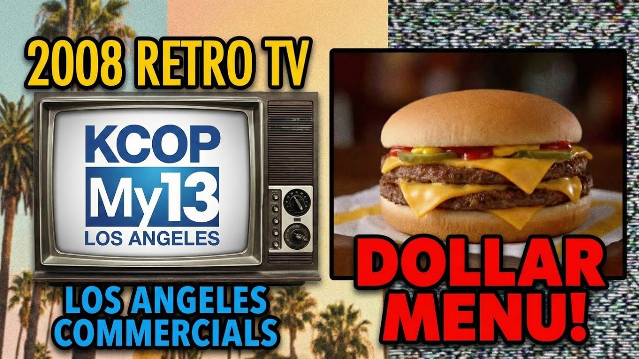 📺 [RETRO] 2008 Los Angeles TV Ad Break | KCOP My13 | Nostalgic Commercials