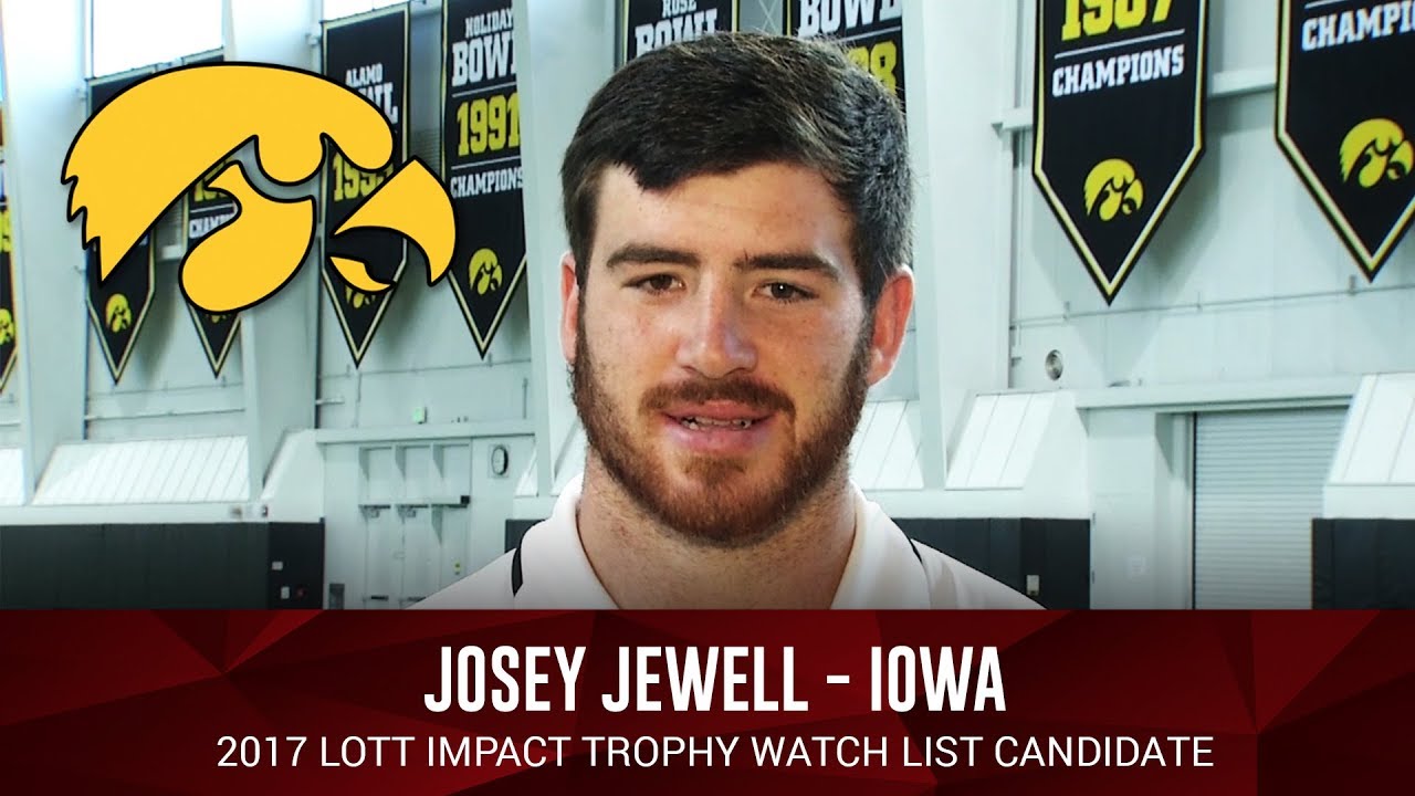 Josey Jewell of Iowa - 2017 Lott IMPACT Trophy Winner