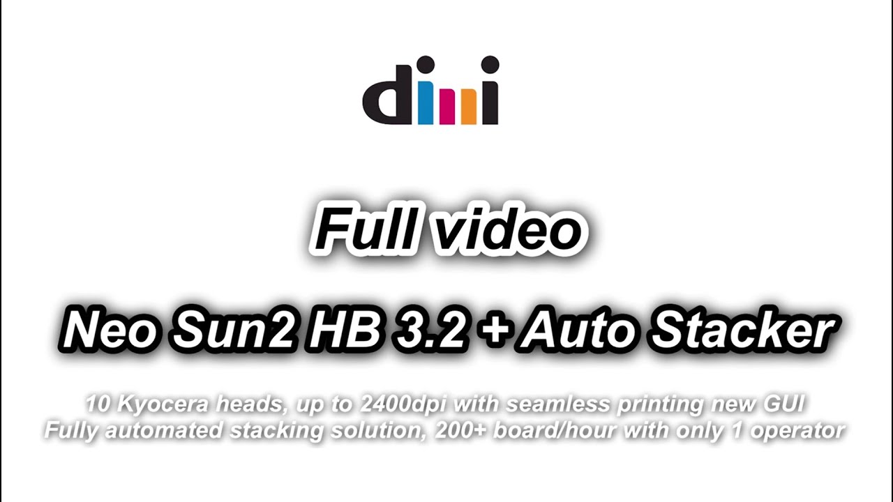 NeoSun Double 3.2M with New Auto Stacker | Seamless High-Volume Printing