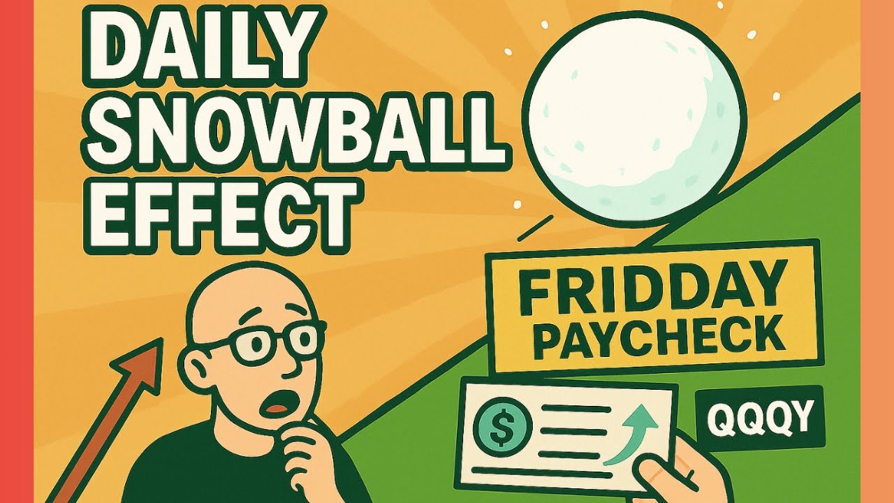Friday Dividend Paycheck! QQQY ETF in My Daily Snowball Portfolio #msty #qdte #amzy #rdte