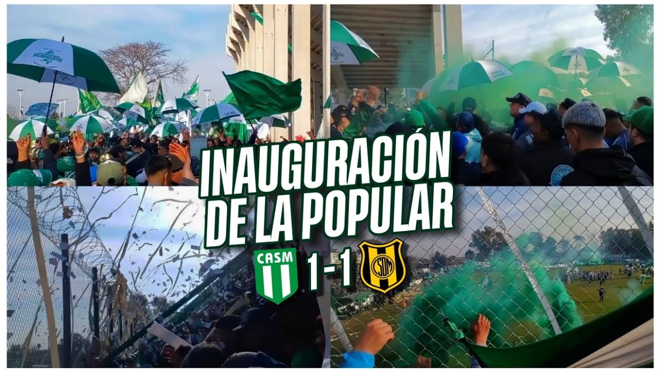 SAN MIGUEL - INAUGURACIÓN DE LA POPULAR | PREVIA, RECIBIMIENTO Y FIESTA 🇳🇬⚡| 1 - 1 Vs Dep. Madryn