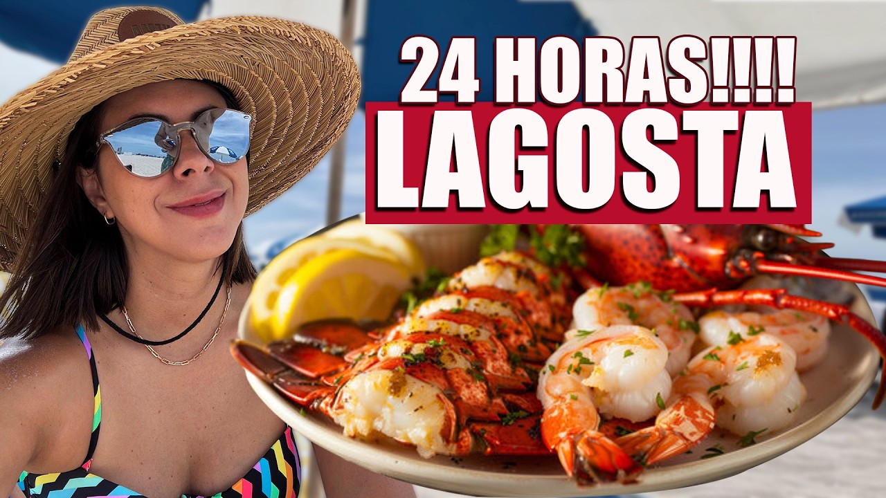 LAGOSTAS pescadas na hora e comida de praia 