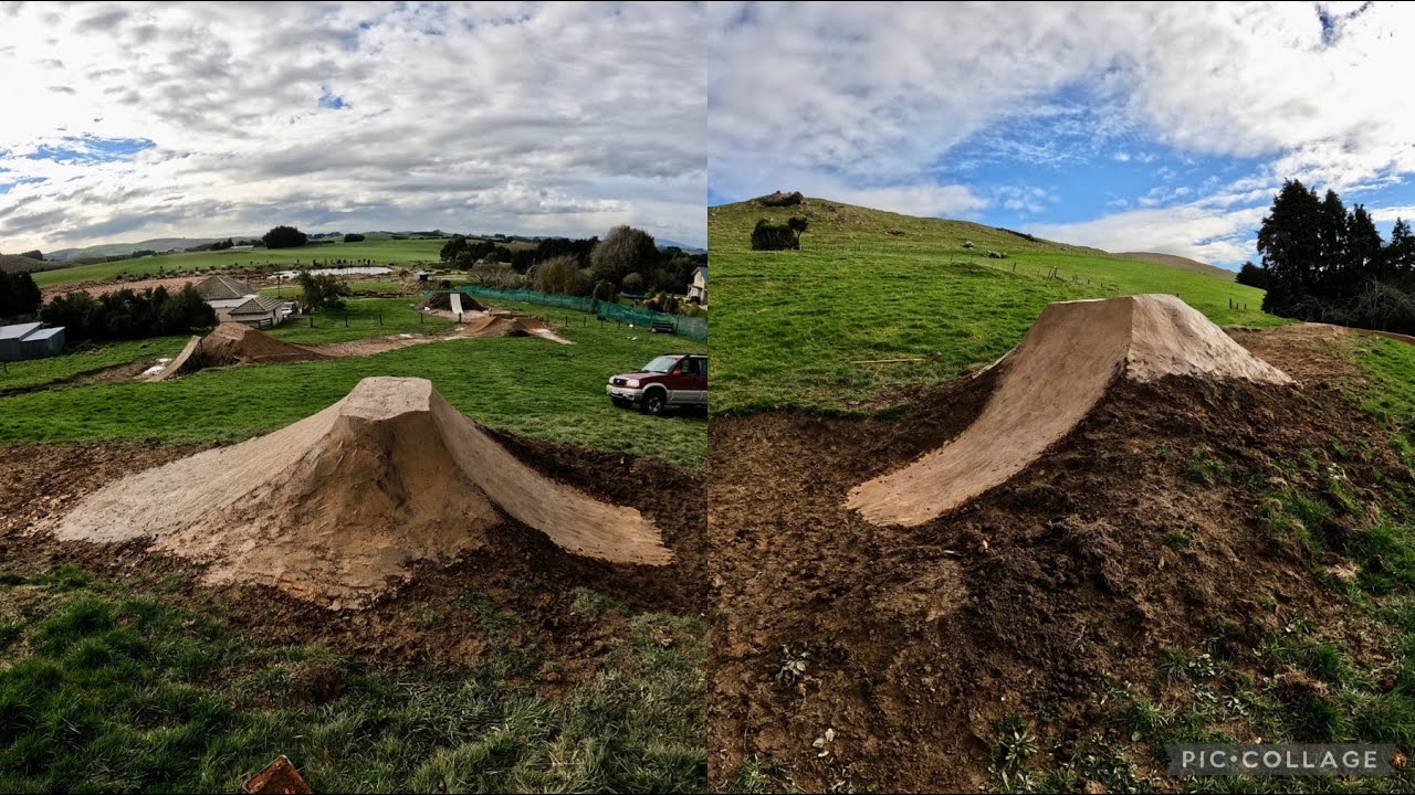 BUILDING A DIRT JUMP SPINE TIMELAPSE - BUILDING MY DREAM JUMPS EPISODE 21