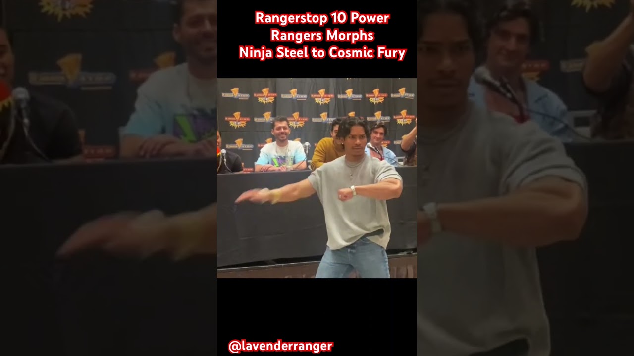 Rangerstop 10 Power Rangers Morphs Ninja Steel to Cosmic Fury #cosmicfury #powerrangers