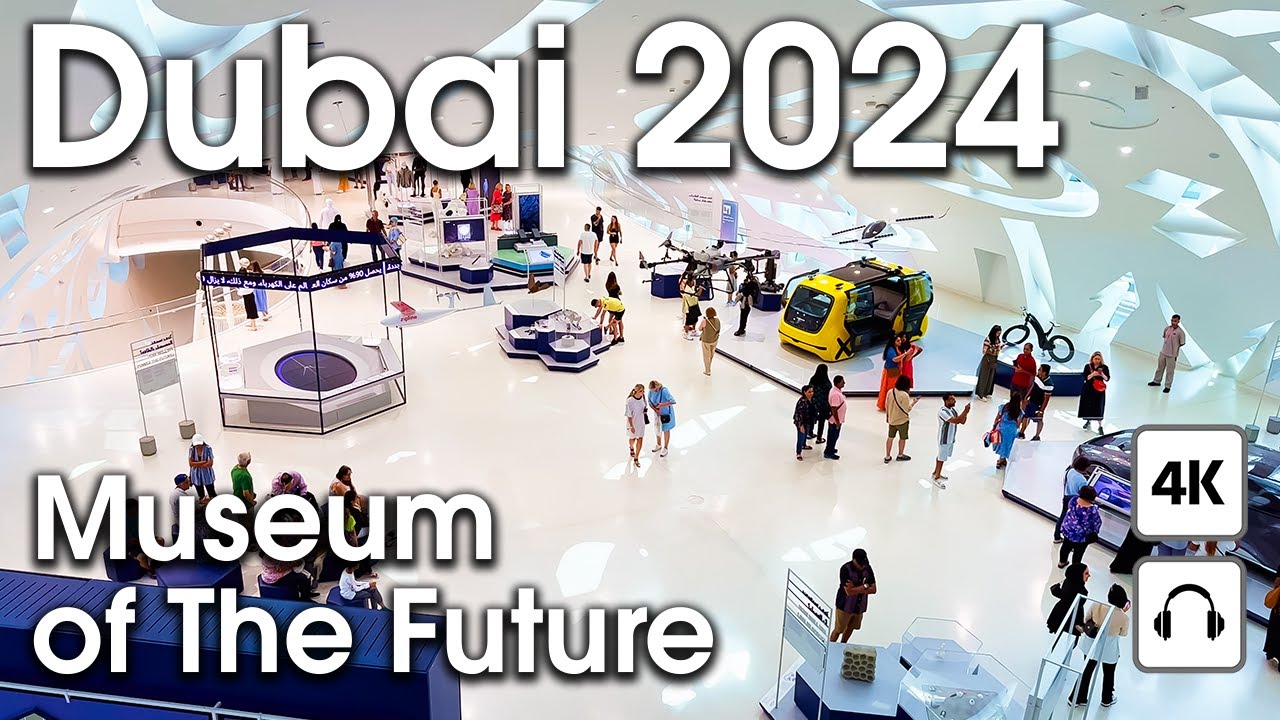 Dubai 🇦🇪 Museum of The Future, City Center [ 4K ] Walking Tour Сompilation