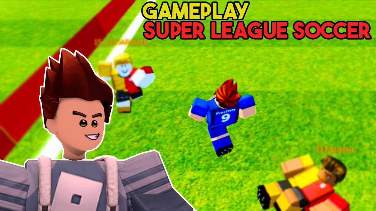 JOGANDO SUPER LEAGUE SOCCER DE GK E DE LINHA