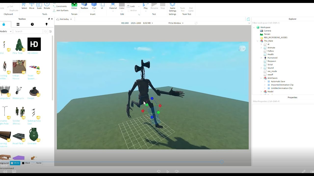 Siren head fix! - Roblox Studio