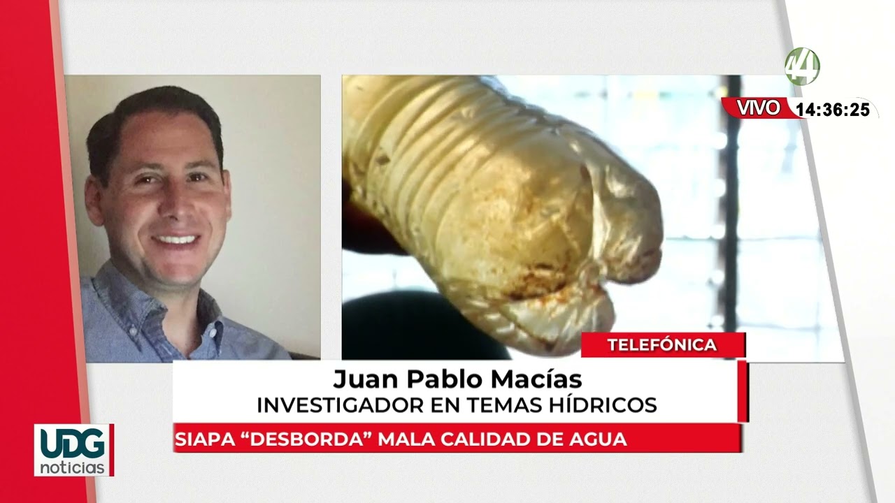 Juan Pablo Macías habla sobre: SIAPA 