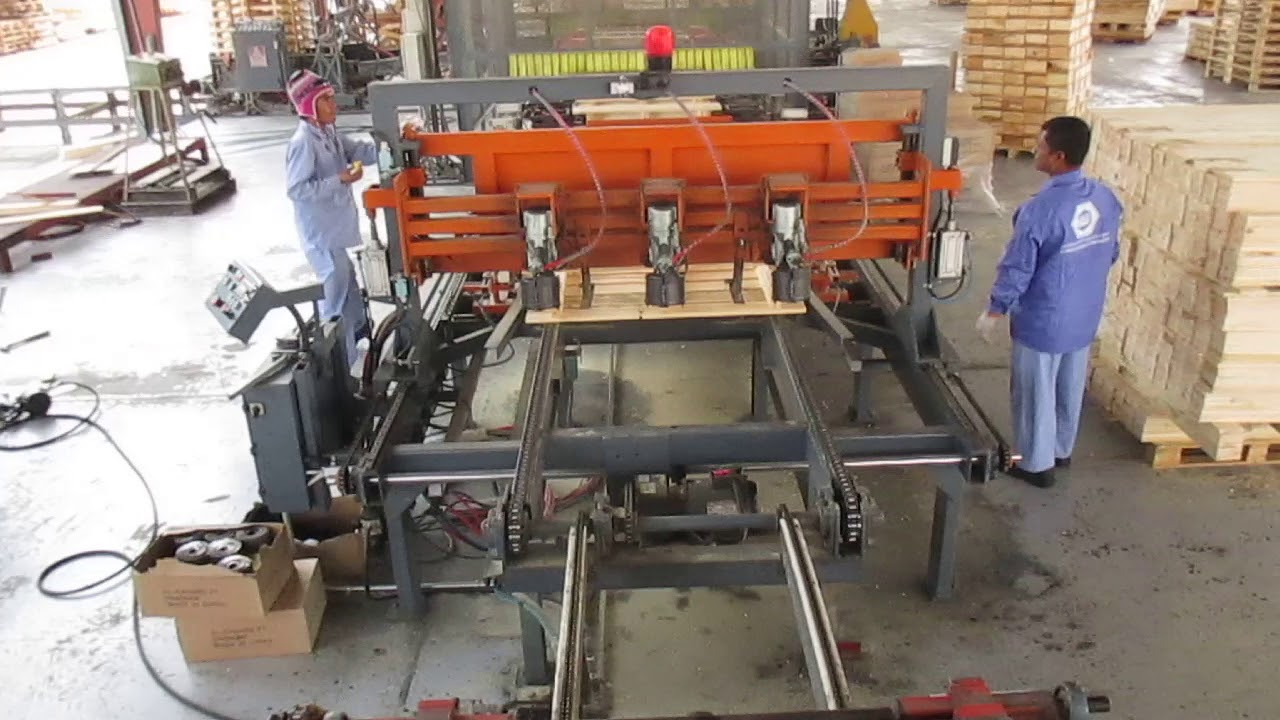 Fully Automated Pallet Nailing Machine