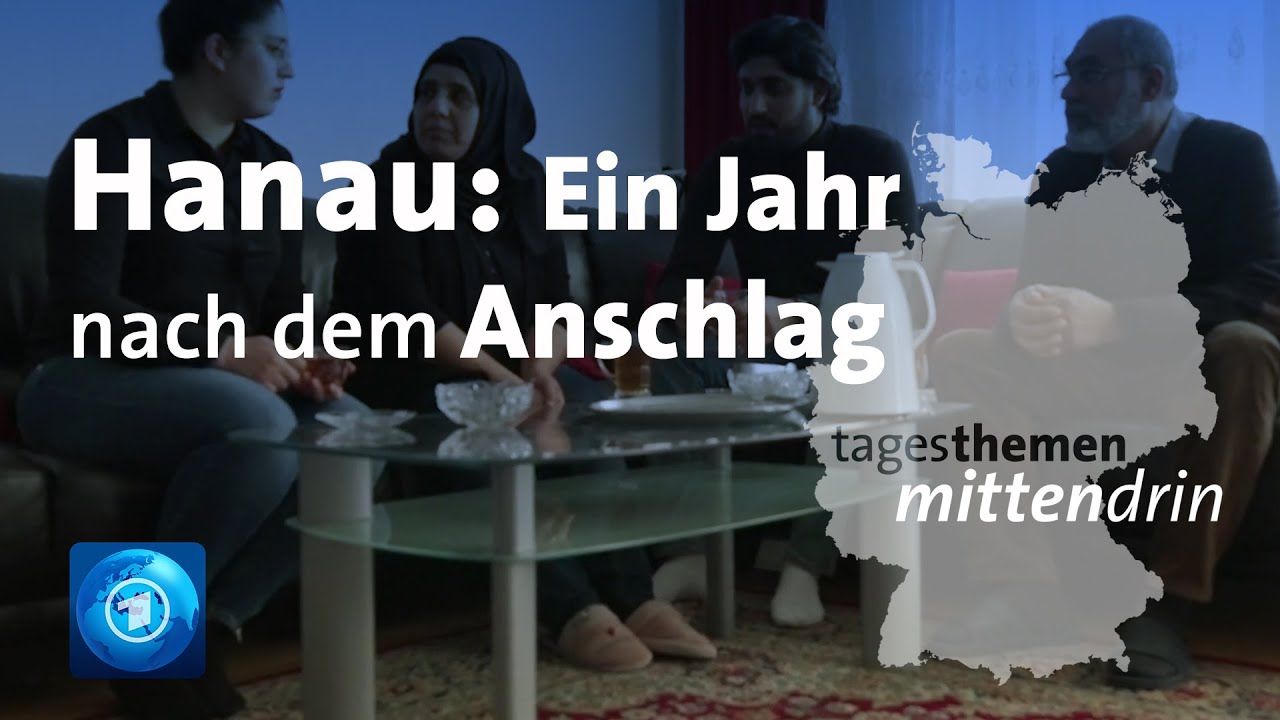 Hanau: Ein Jahr nach dem rassistischen Anschlag | tagesthemen mittendrin