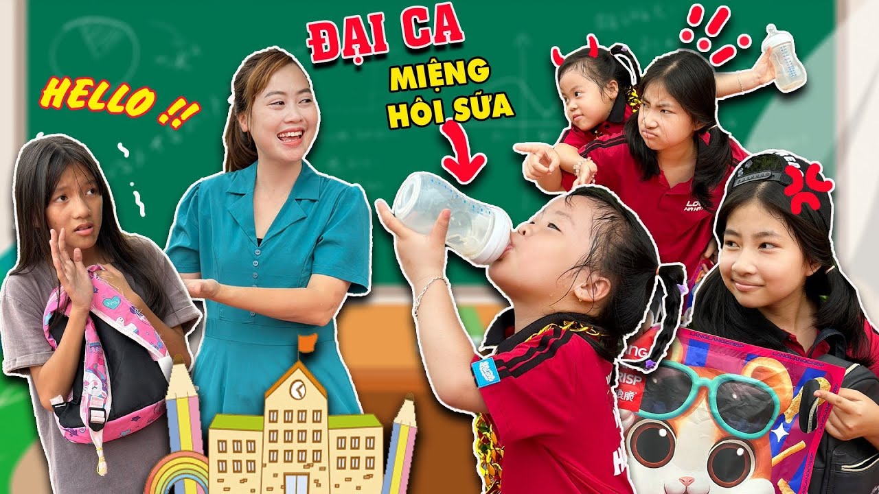 Hà Hà Hí I Khi Trong Lớp Học Có Đại Ka Miệng Còn Hôi Sữa