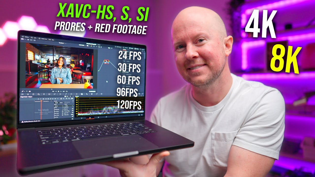 Может ли MacBook M3 Max плавно редактировать ЛЮБЫЕ кодеки в DaVinci Resolve?