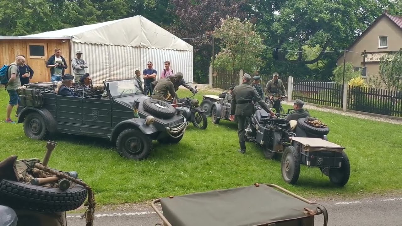 Die Wehrmacht im Striegistal zum Männertag am 26.05.2022 | Waldhaus Kalkbrüche
