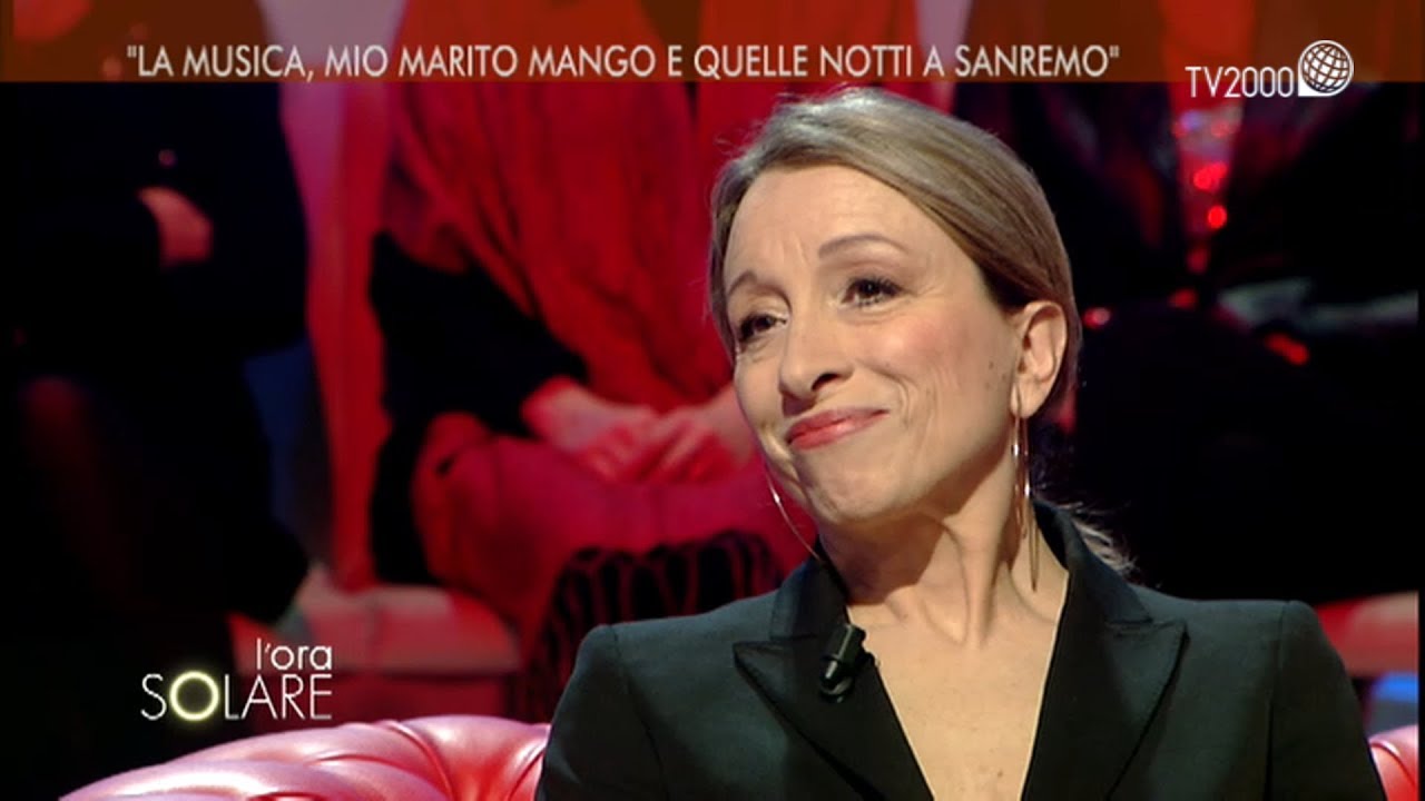“La musica, mio marito Mango e quelle notti a Sanremo”