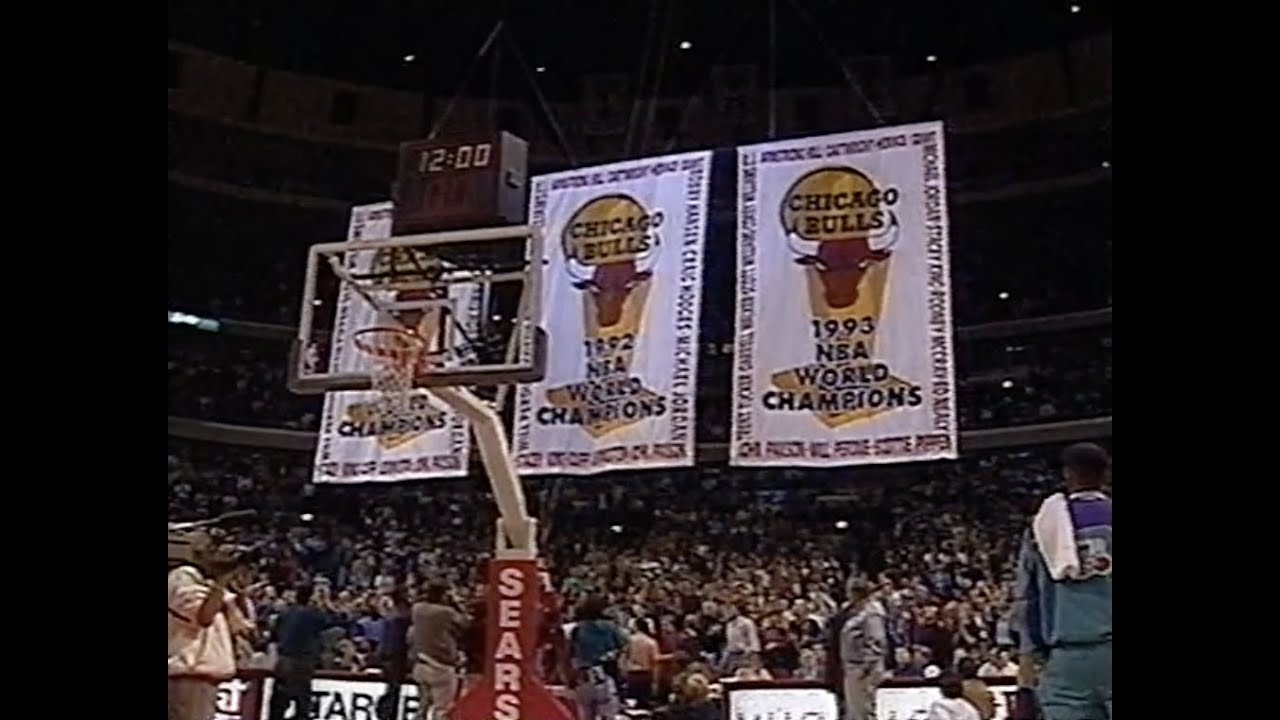 1994 Chicago Bulls Debut In The United Center - Bulls vs Charlotte Hornets - November 4, 1994