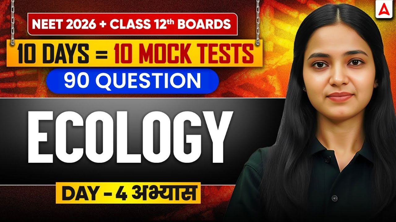 Class 12th + NEET 2026 | Biology Mock Test - Ecology | Shivani Ma'am