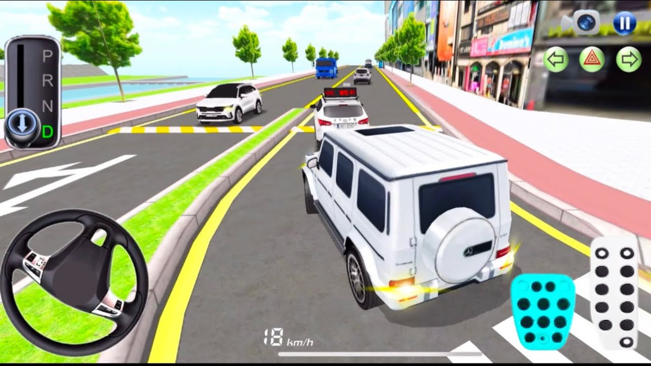 Conquer Tight Spaces with Mercedes G63: Ultimate 3D Parking Simulator & Driving Class #cargames