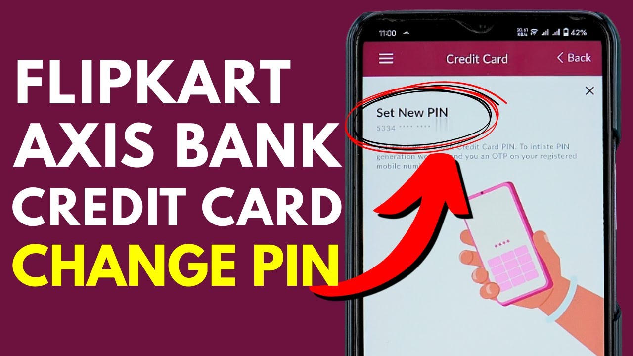 Как изменить PIN-код кредитной карты Flipkart Axis Bank онлайн? Сброс PIN-кода кредитной карты че...