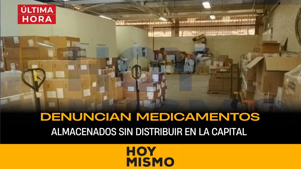 Exclusivo: denuncian medicamentos almacenados sin distribuir en la capital
