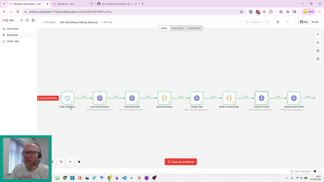 Never Lose Your n8n Workflows &mdash; Auto-Backup to GitHub Every Night