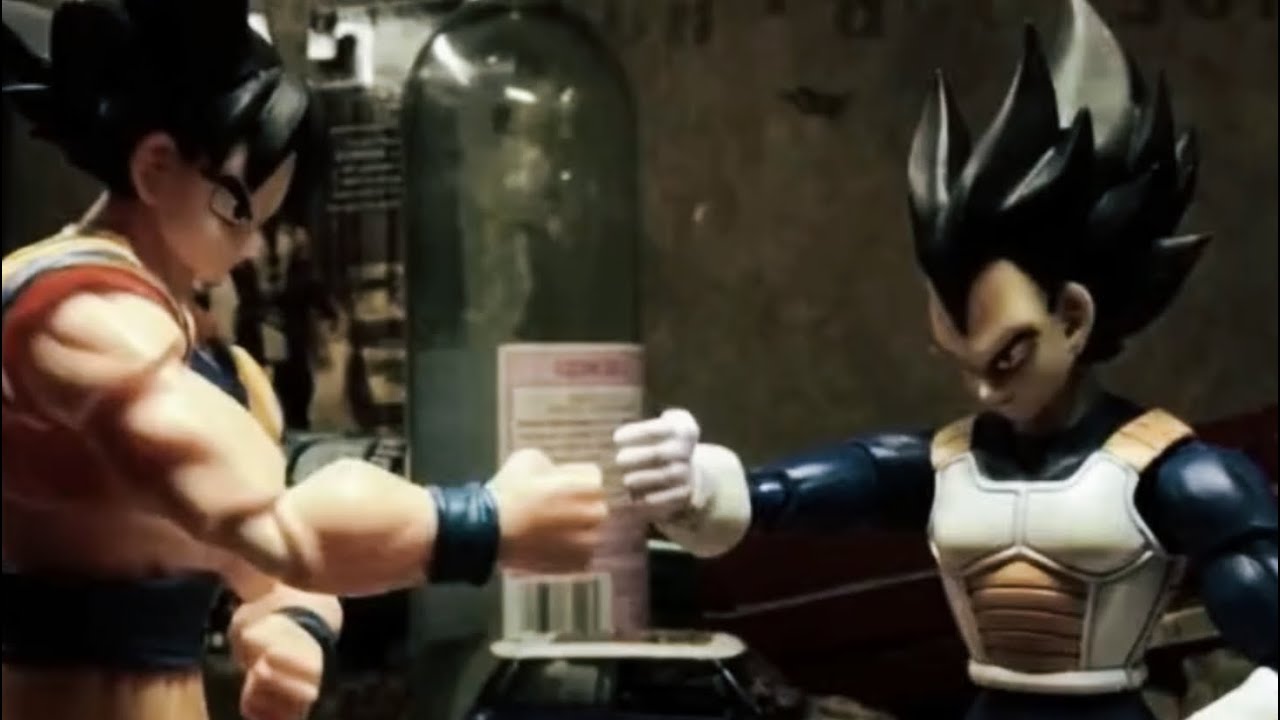 goku Eternal Rivals: The Ultimate Goku vs. Vegeta Stop Motion Battle #goku #dragonball #toys