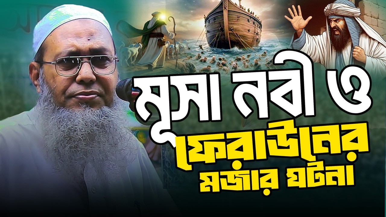 মূসা নবী ও ফেরাউনে মজার ঘটনা । মুফতী আব্দুল বাতেন কাসেমি Mufti Abdul Baten Qasemi sitv24
