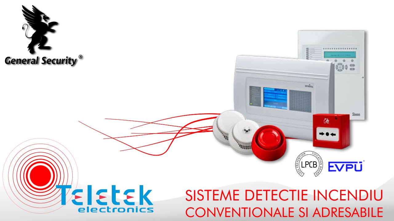 Prezentare sisteme detectie incendiu conventionale si adresabile, marca Teletek, inclusiv MAG Logger